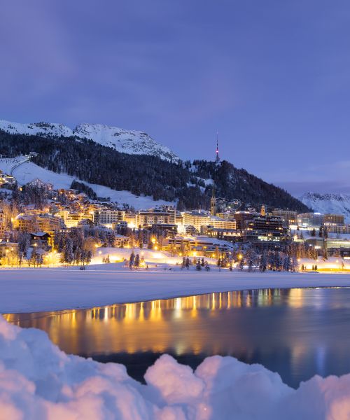 St Moritz im Winter